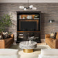 Hudson Charcoal Entertainment Center for 70-inch by TOV