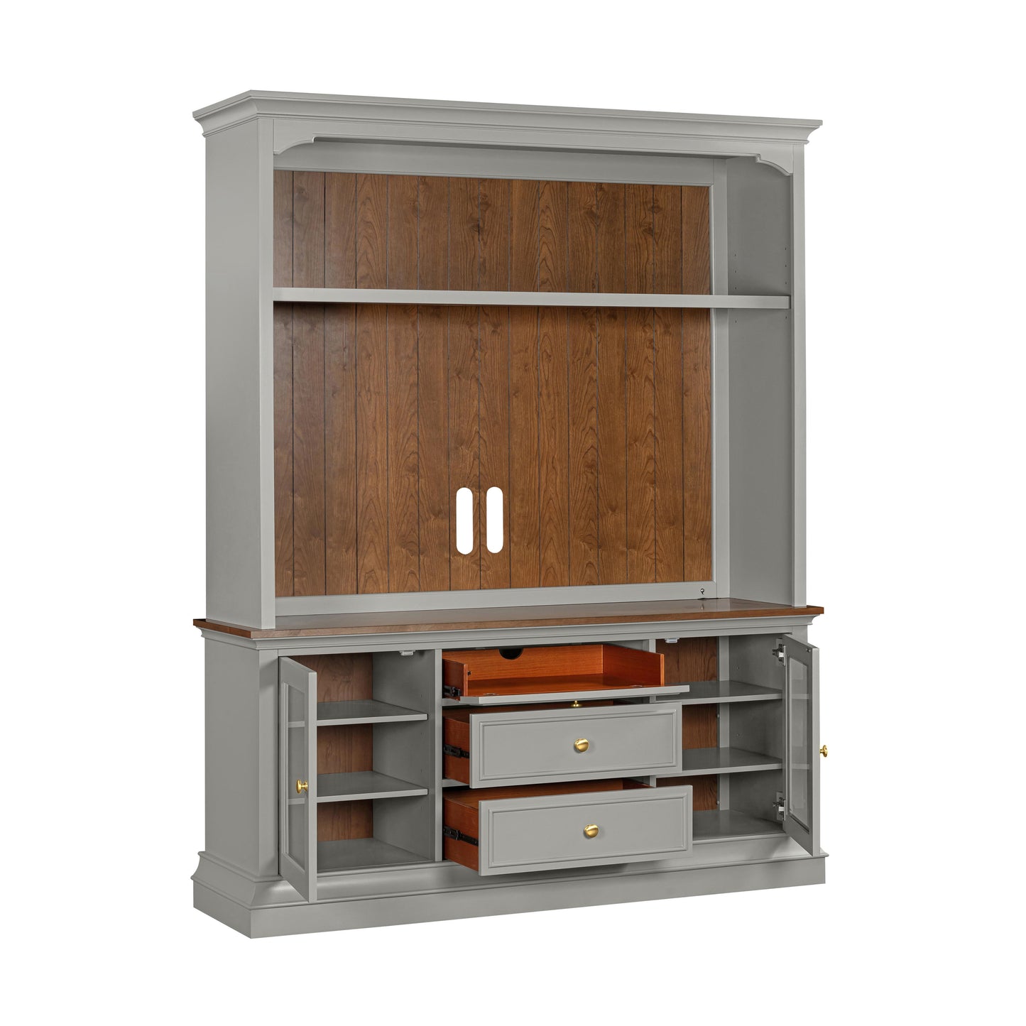 Hudson Gray Entertainment Center for 70-inch by TOV