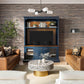 Hudson Blue Entertainment Center for 70-inch by TOV