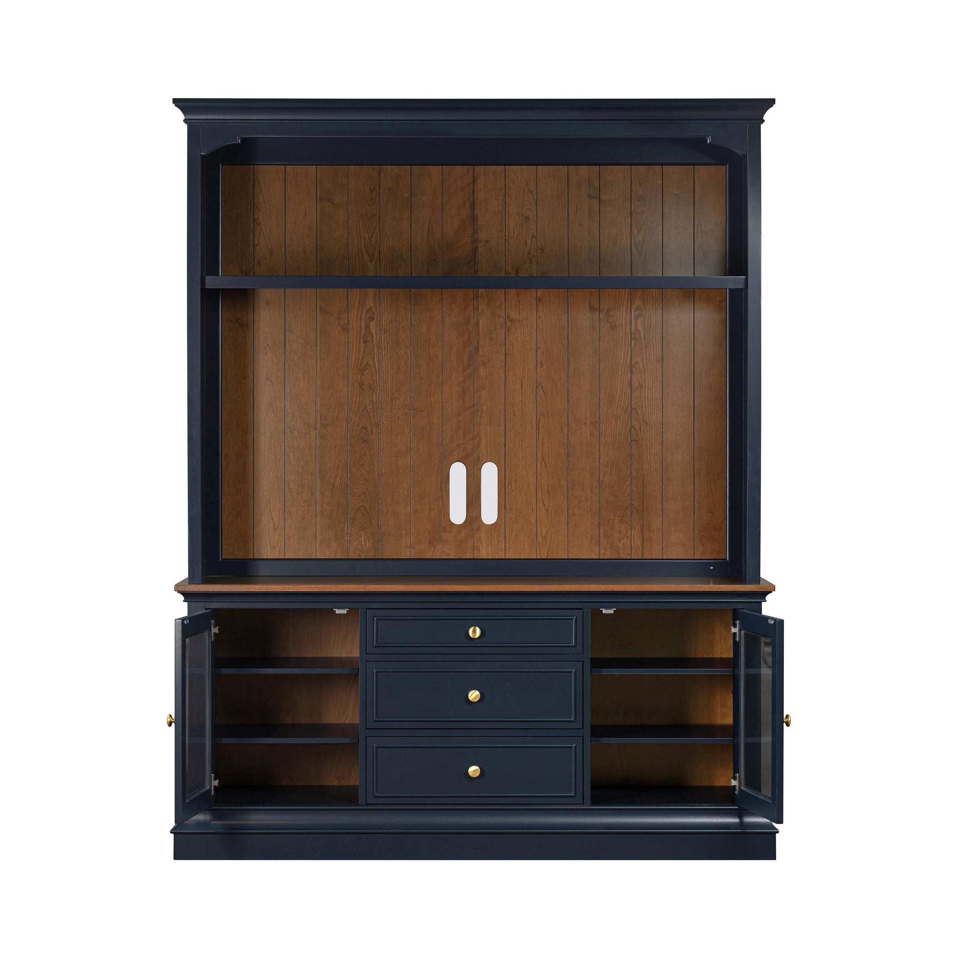 Hudson Blue Entertainment Center for 70-inch by TOV