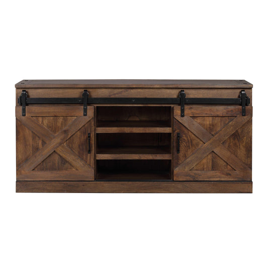 Dawson Rustic Brown Console by TOV