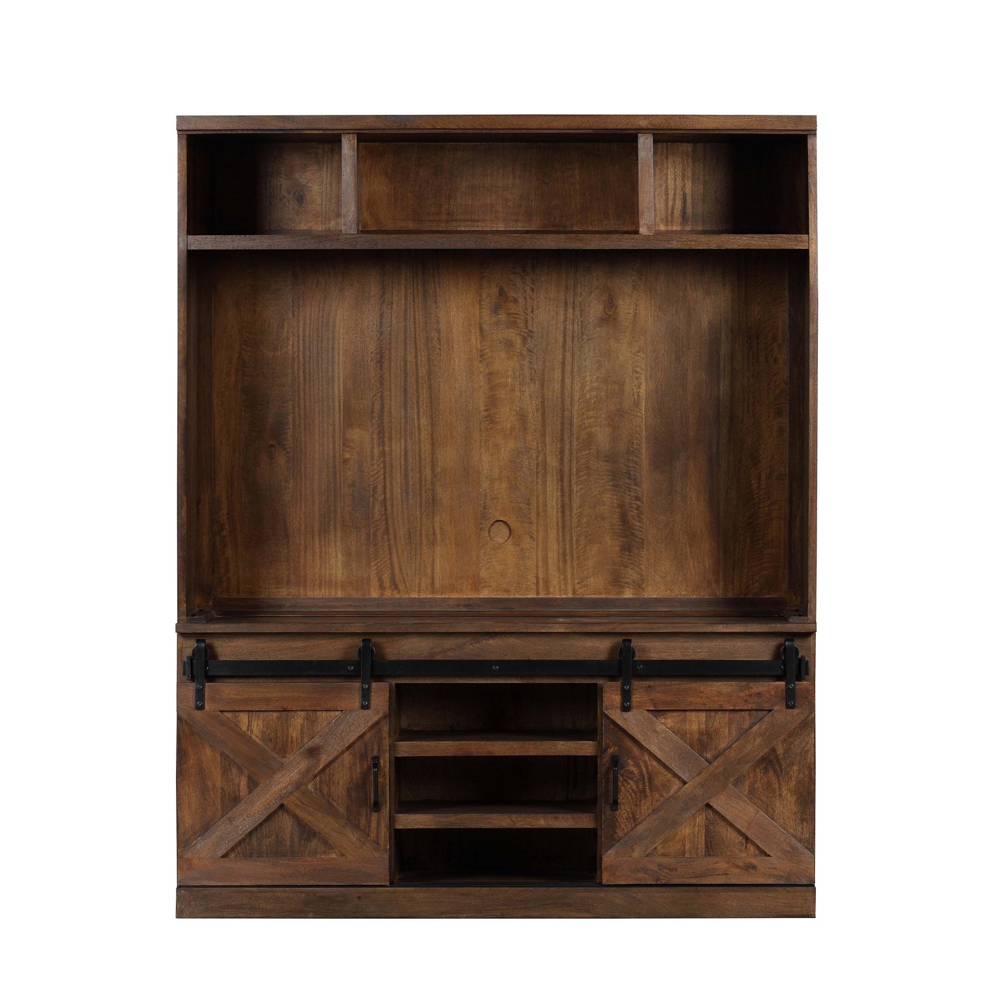 Dawson Rustic Brown Entertainment Center by TOV