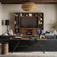 Dawson Rustic Brown Entertainment Wall by TOV