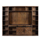 Dawson Rustic Brown Entertainment Wall by TOV