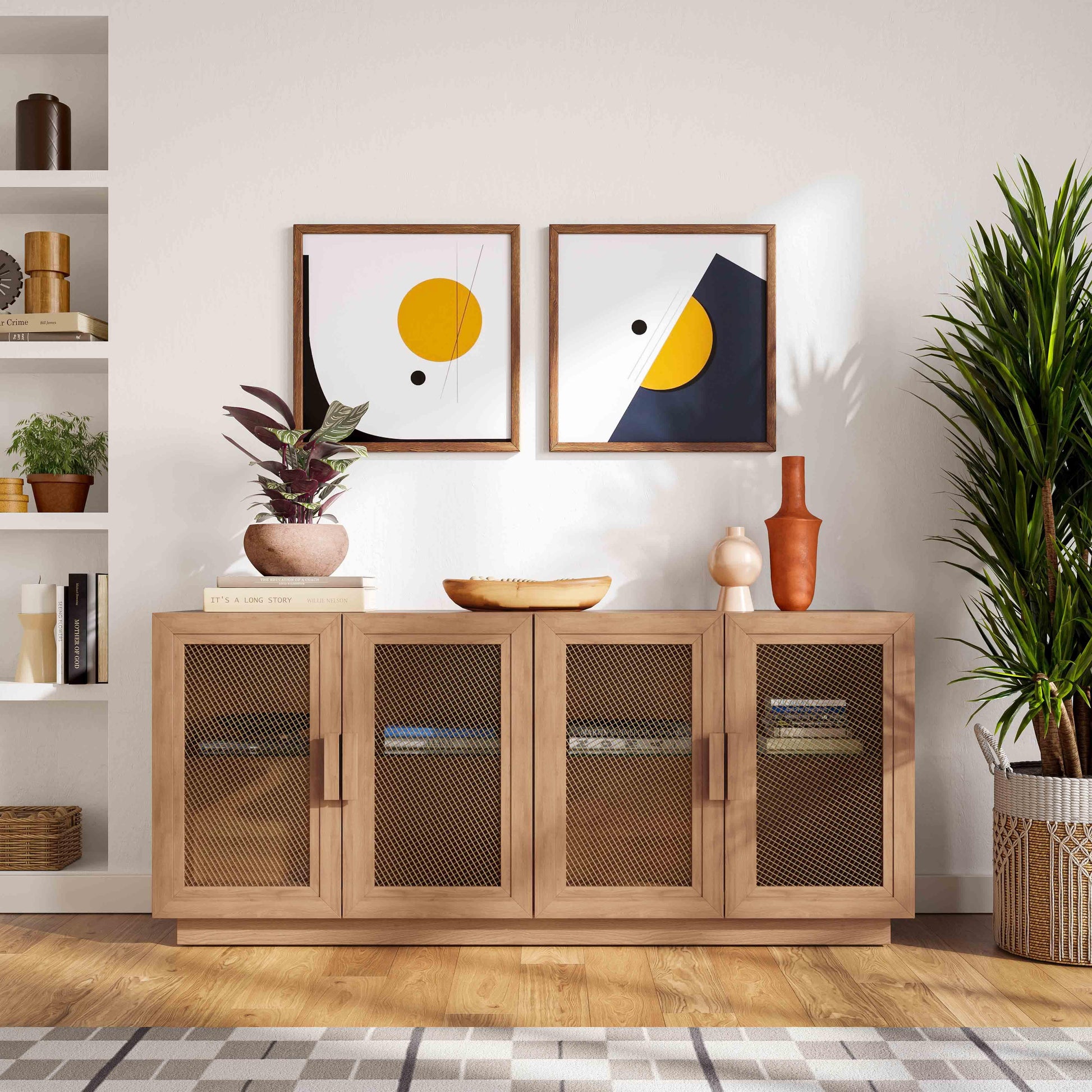 Nolan Natural Media Console by TOV