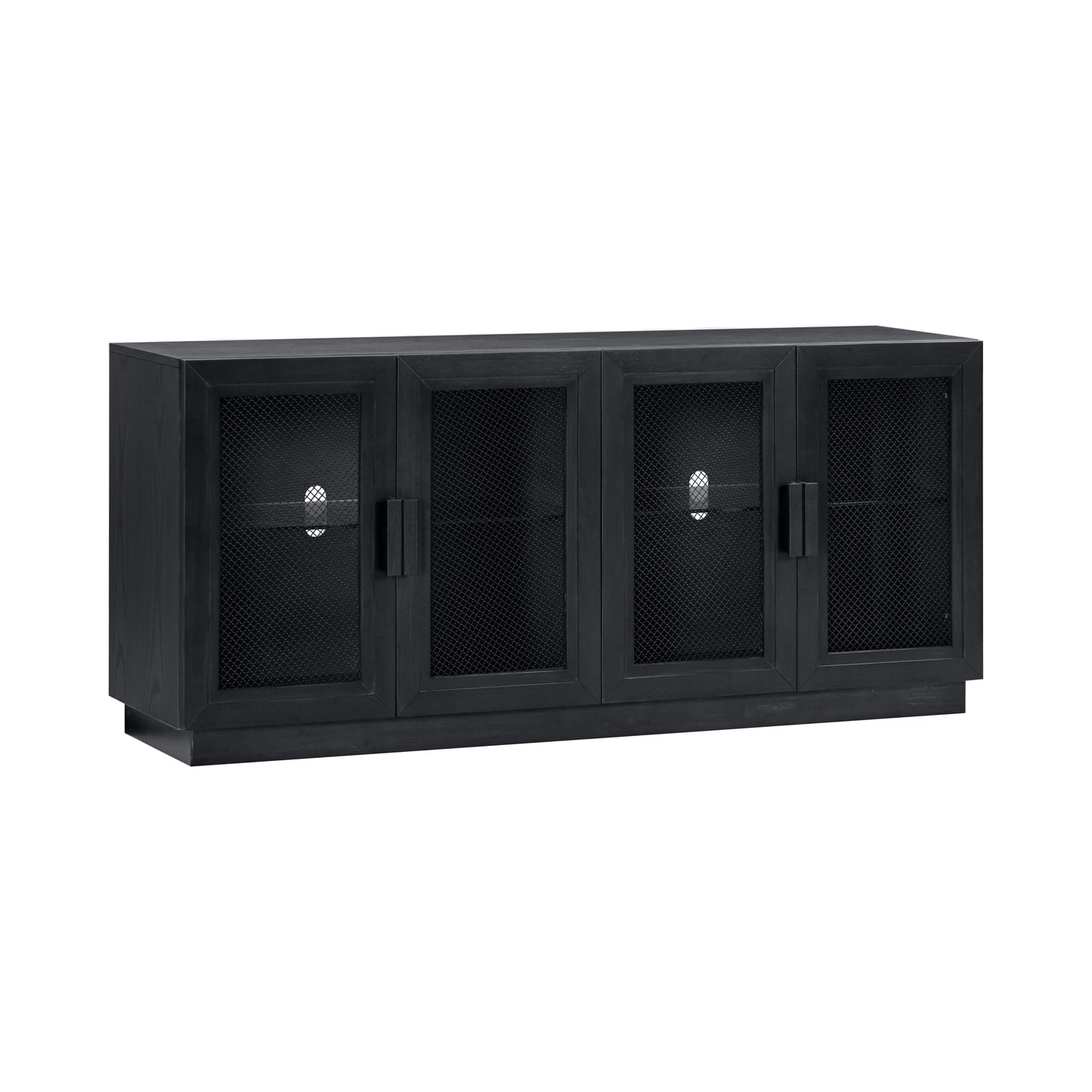 Nolan Black Wood Media Console by TOV