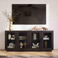 Nolan Black Wood Media Console by TOV