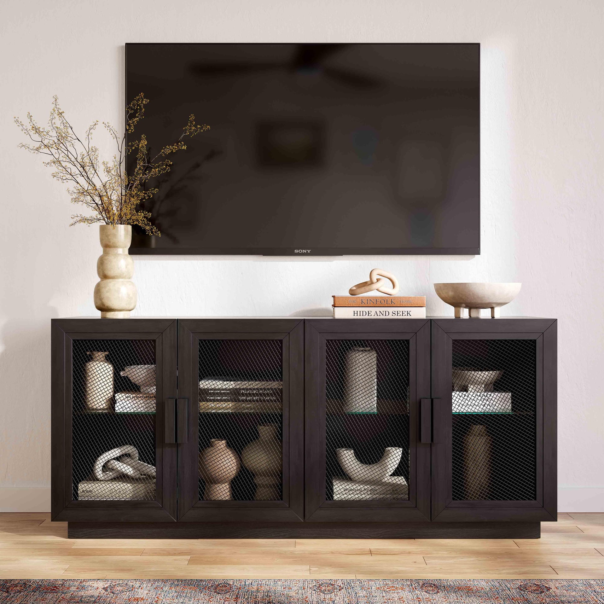 Nolan 72 Wood Console Ren E6041 1