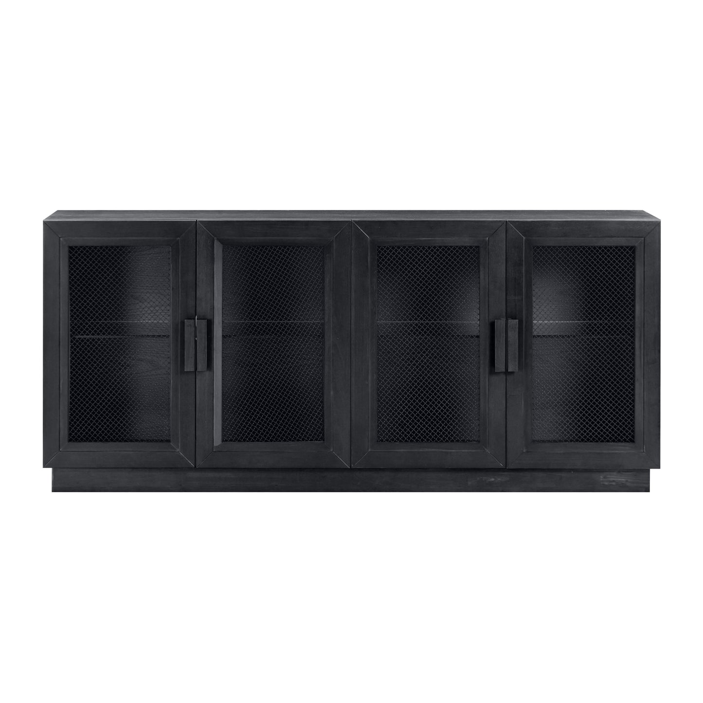 Nolan Black Wood Media Console by TOV