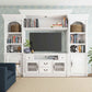 Newport White Entertainment Center for 65-inch by TOV