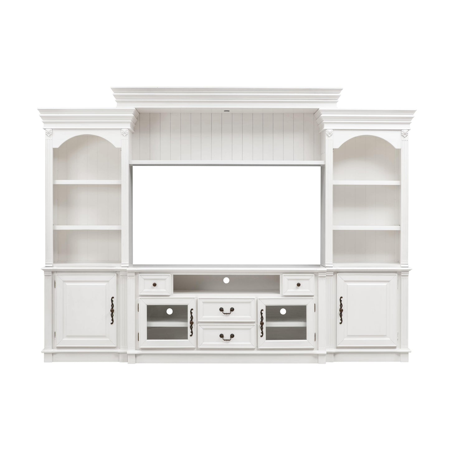 Newport White Entertainment Center for 65-inch by TOV