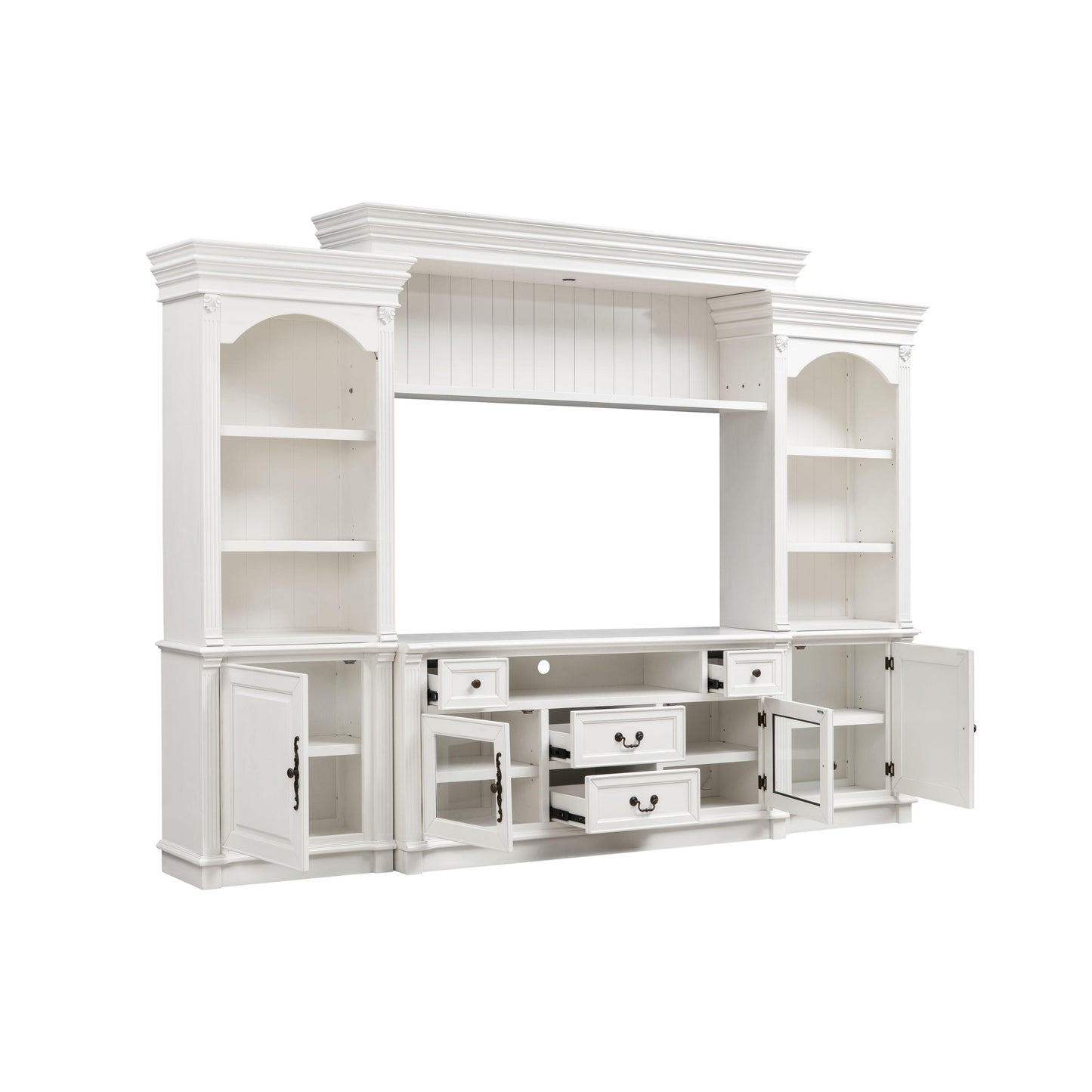 Newport White Entertainment Center for 65-inch by TOV