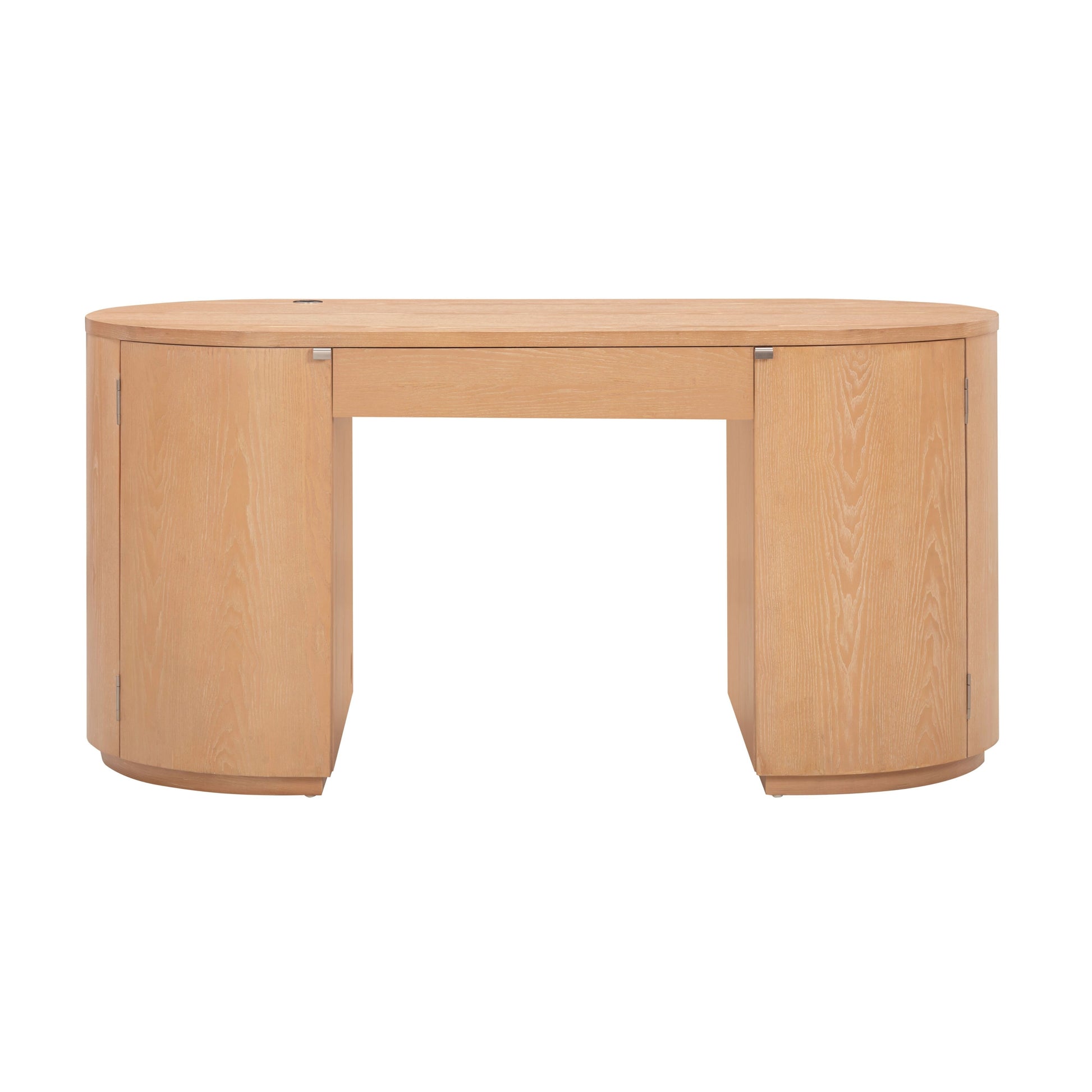 Marlow 64" Wood Executive Desk With Storage Natural by Tov Furniture