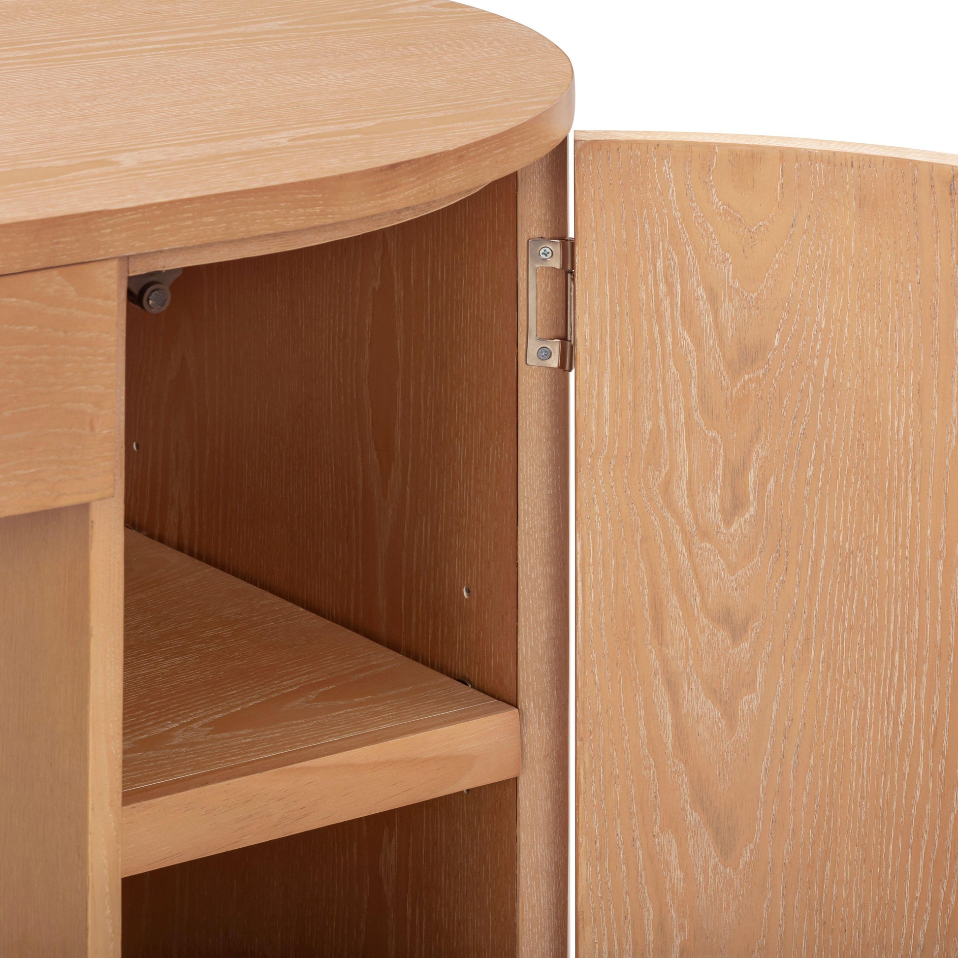 Marlow 64" Wood Executive Desk With Storage Natural by Tov Furniture