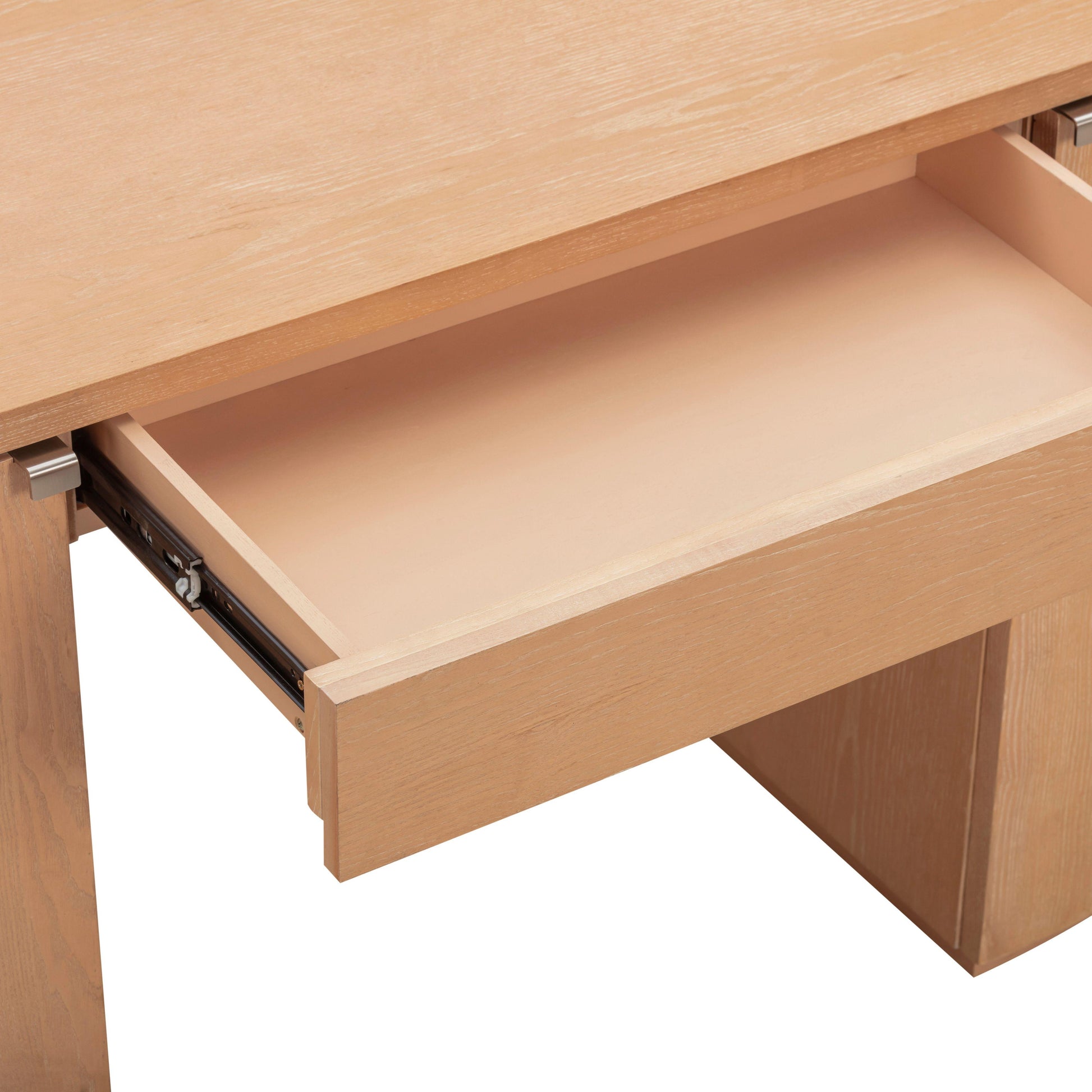 Marlow 64" Wood Executive Desk With Storage Natural by Tov Furniture