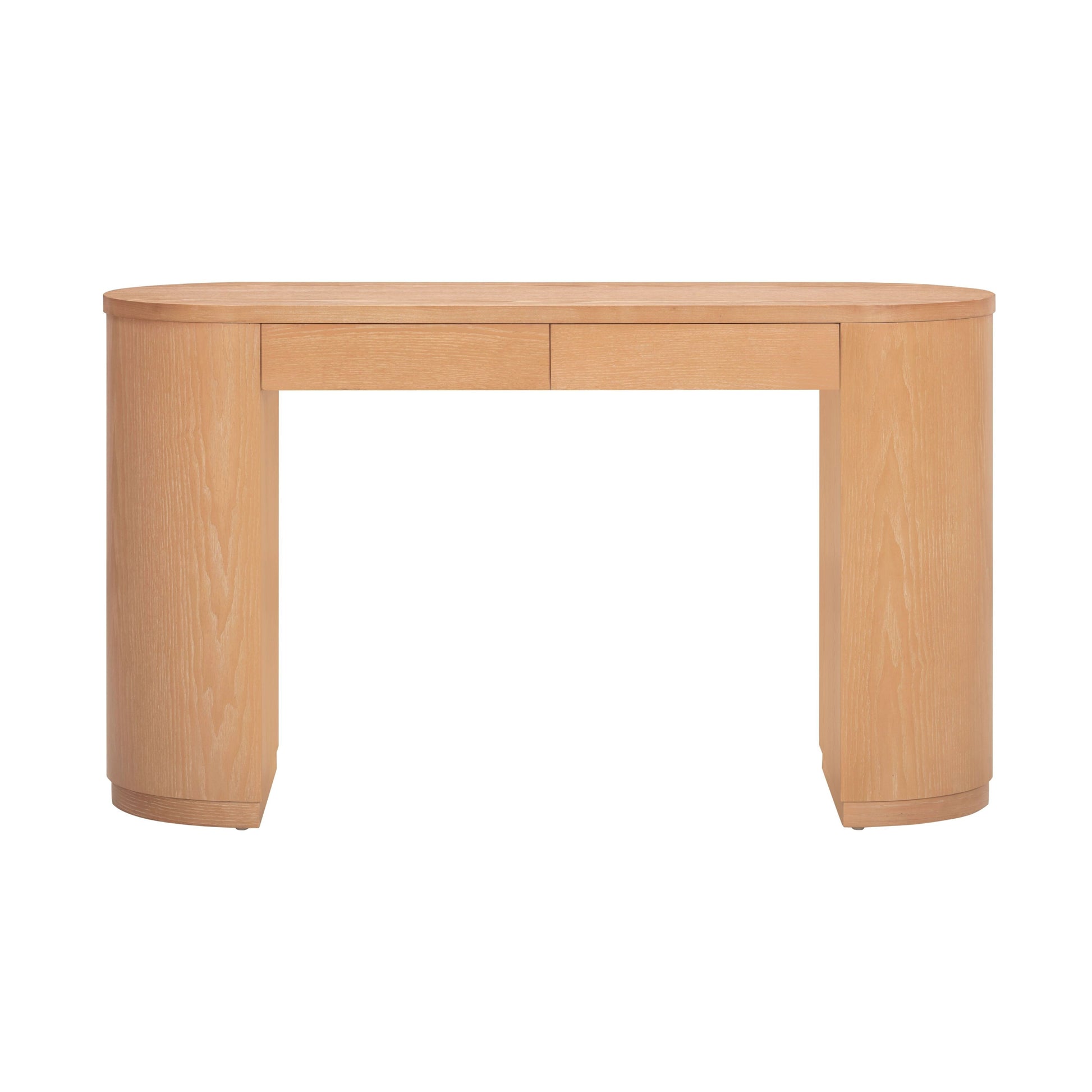 Marlow 52" Wood 2-Drawer Writing Desk Natural by Tov Furniture
