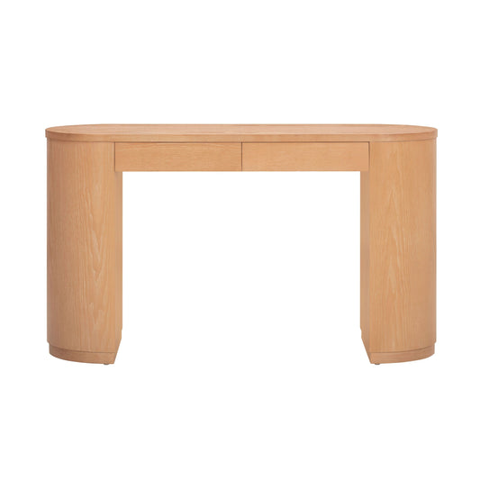 Marlow 52" Wood 2-Drawer Writing Desk Natural by Tov Furniture