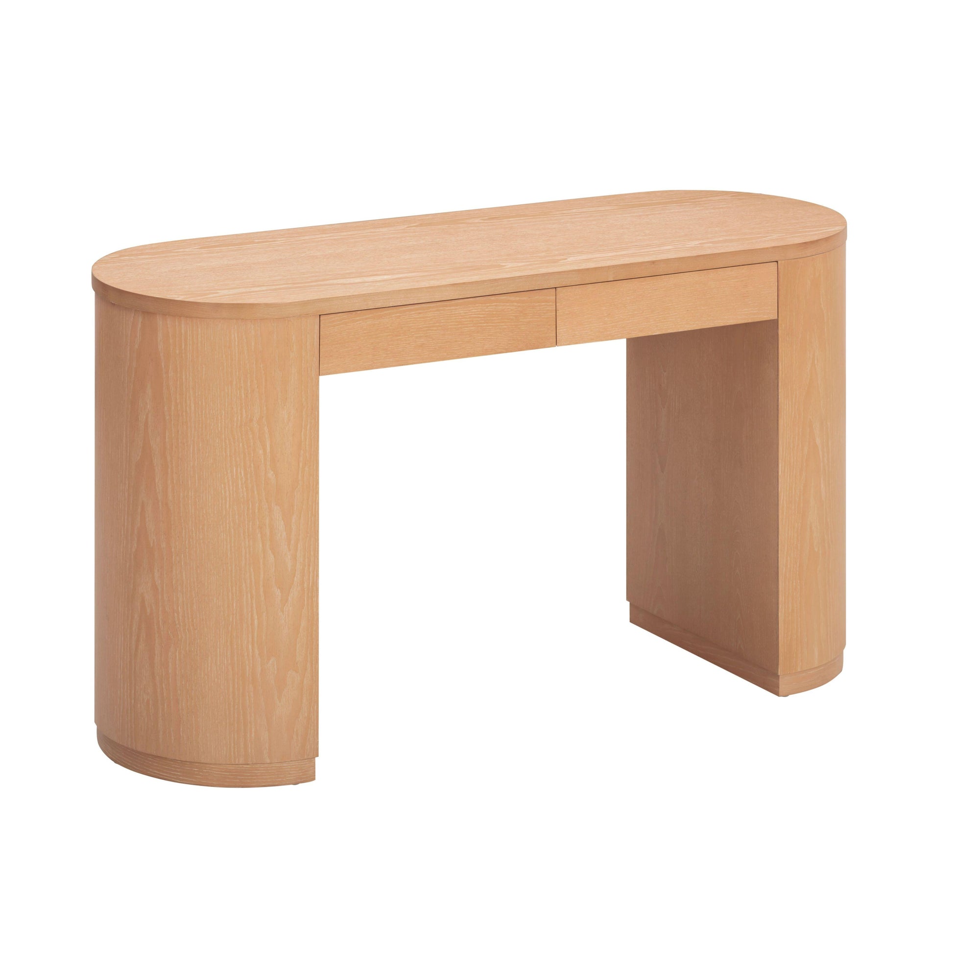 Marlow 52" Wood 2-Drawer Writing Desk Natural by Tov Furniture