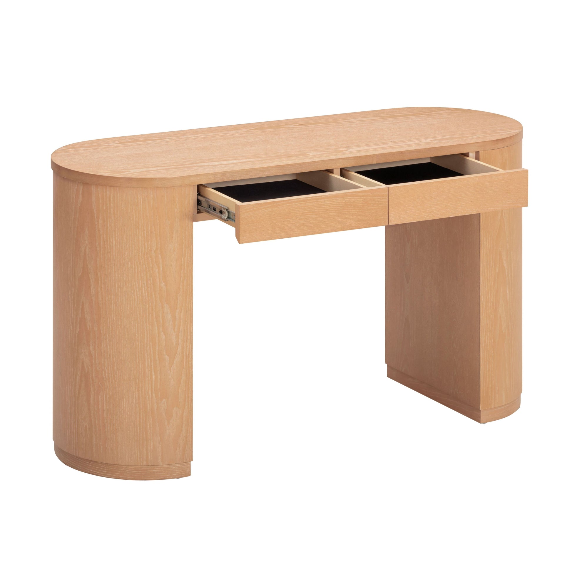 Marlow 52" Wood 2-Drawer Writing Desk Natural by Tov Furniture