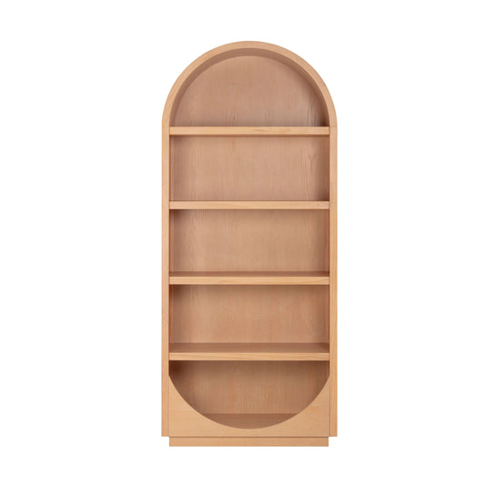 Marlow Wood Bookcase Natural by Tov Furniture
