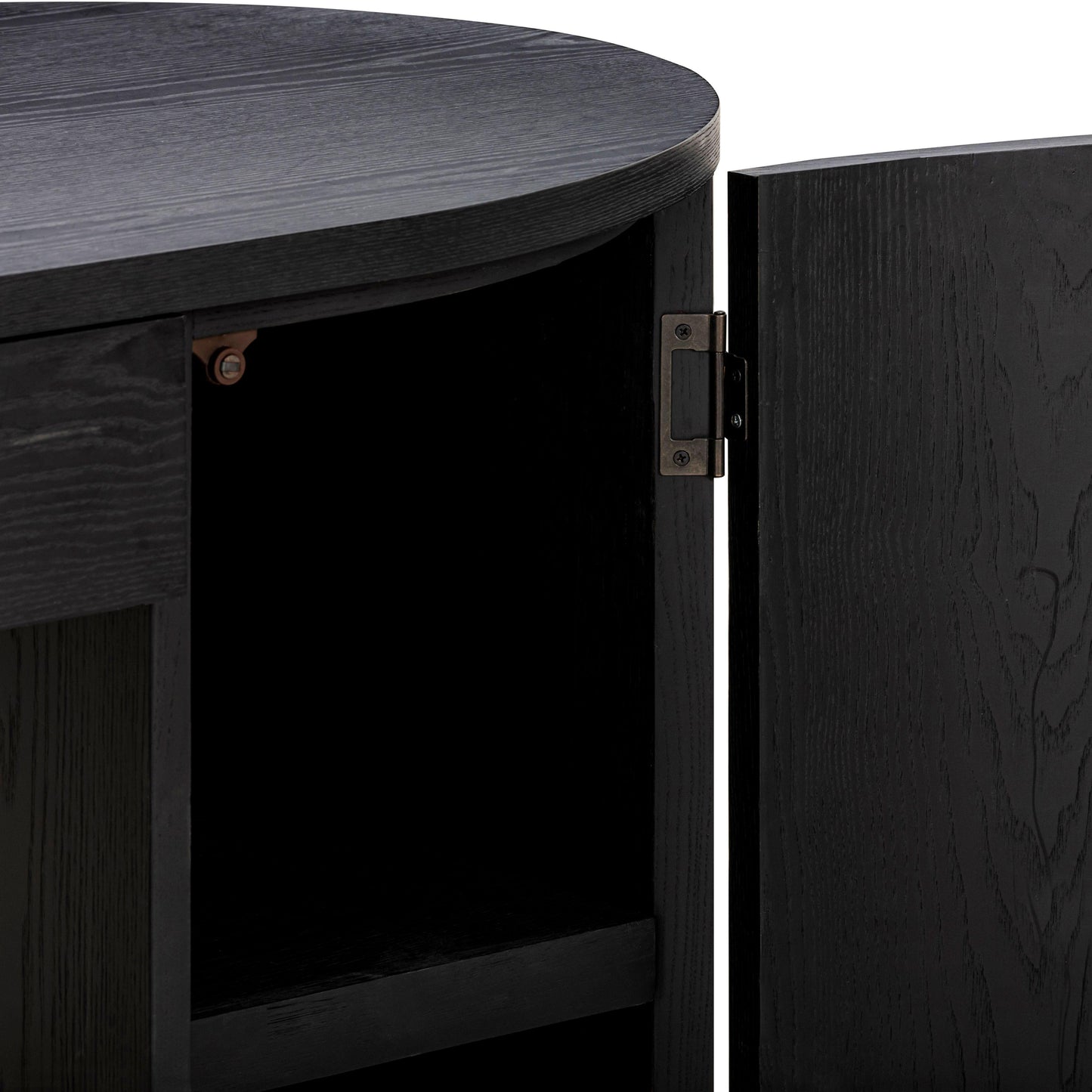 Marlow 64" Wood Executive Desk With Storage Black by Tov Furniture