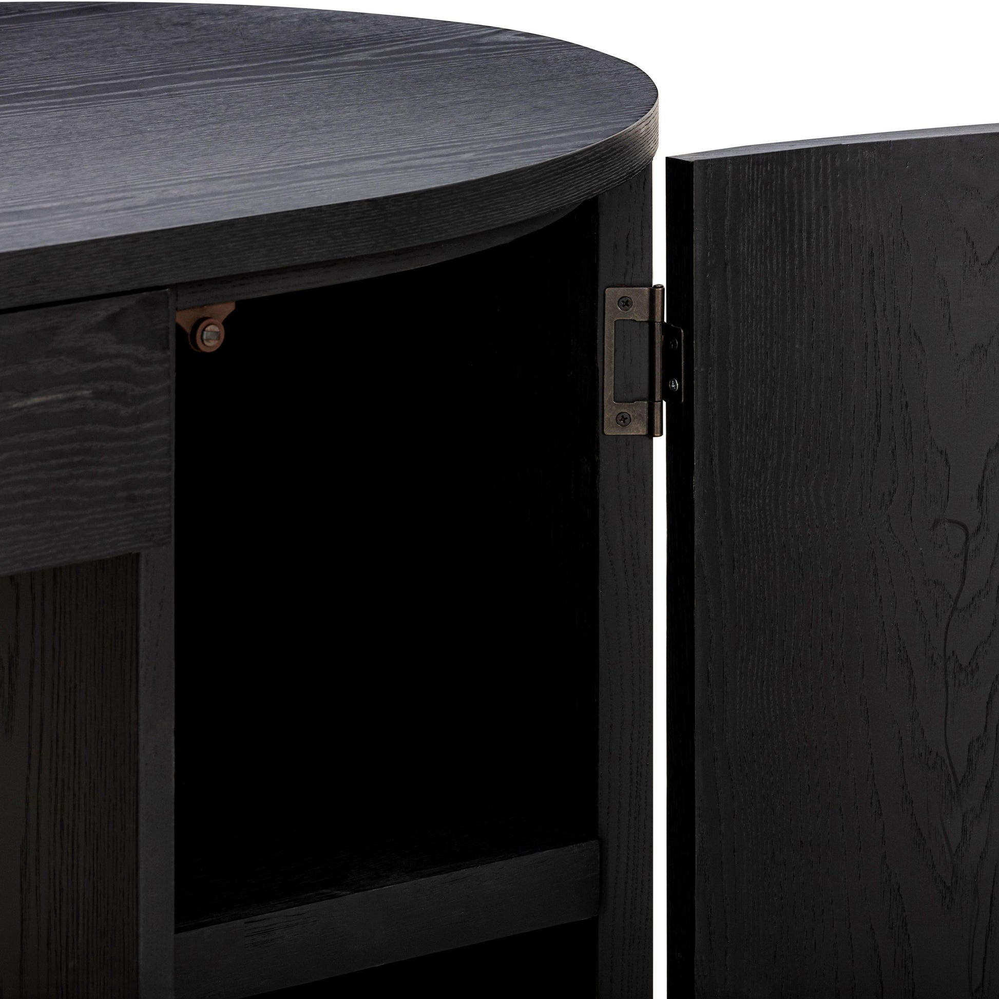 Marlow 64" Wood Executive Desk With Storage Black by Tov Furniture