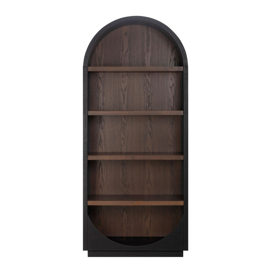 Marlow Wood Bookcase Black by Tov Furniture