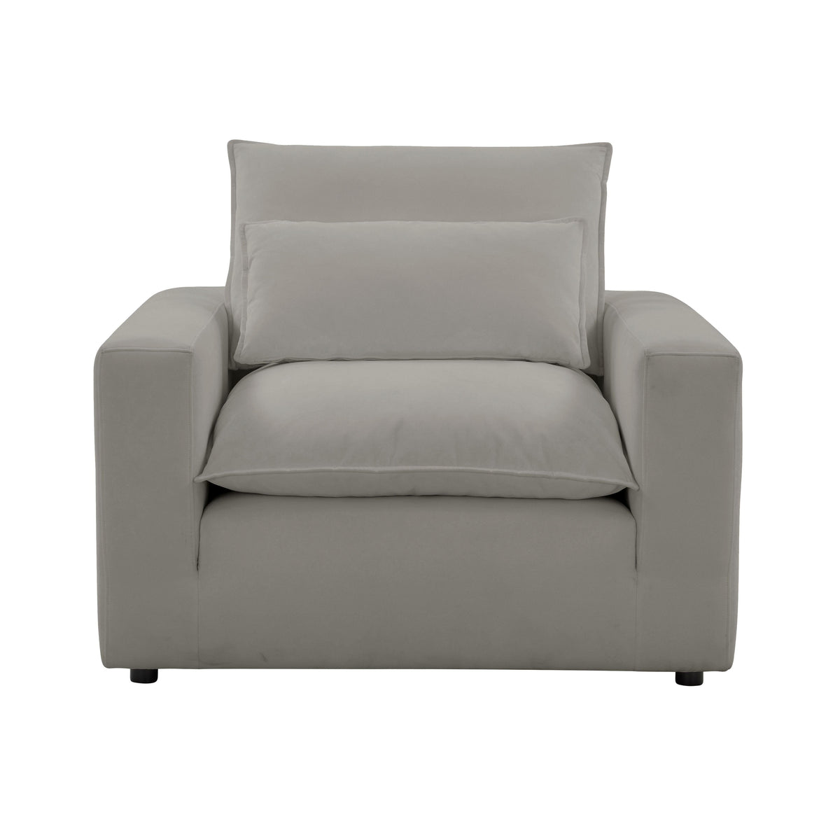 Cali Slate Performance Fabric Arm Chair by TOV Furniture – photo 2 of 5