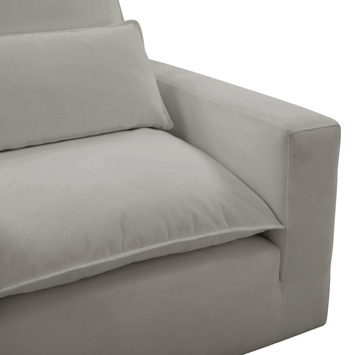 Cali Slate Performance Fabric Arm Chair by TOV Furniture – photo 4 of 5