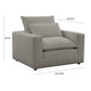 Cali Performance Fabric Armchair Ren L00185