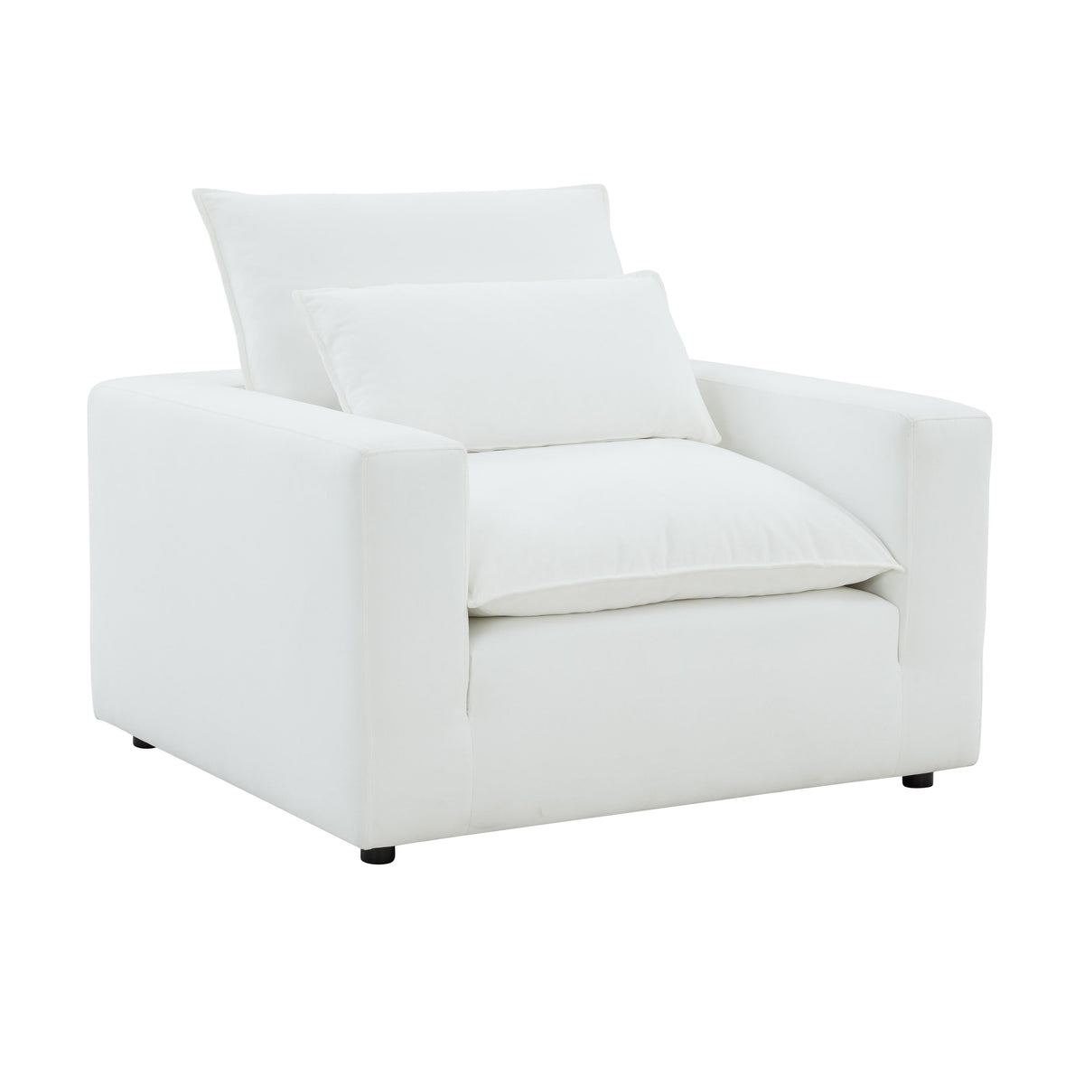 Cali Pearl Performance Fabric Arm Chair by TOV Furniture – photo 1 of 5