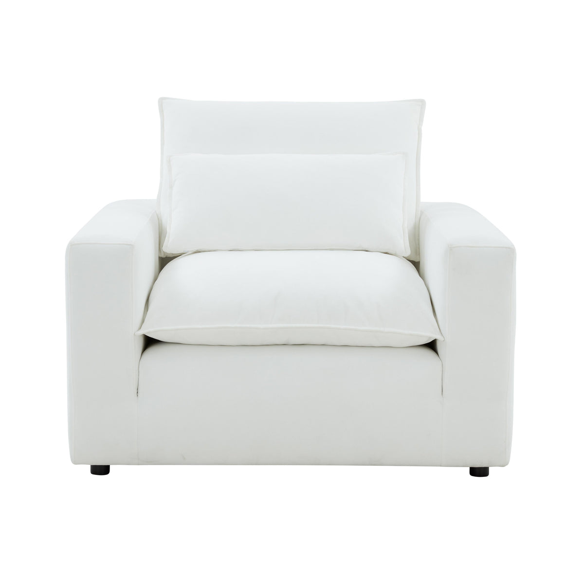 Cali Pearl Performance Fabric Arm Chair by TOV Furniture – photo 2 of 5
