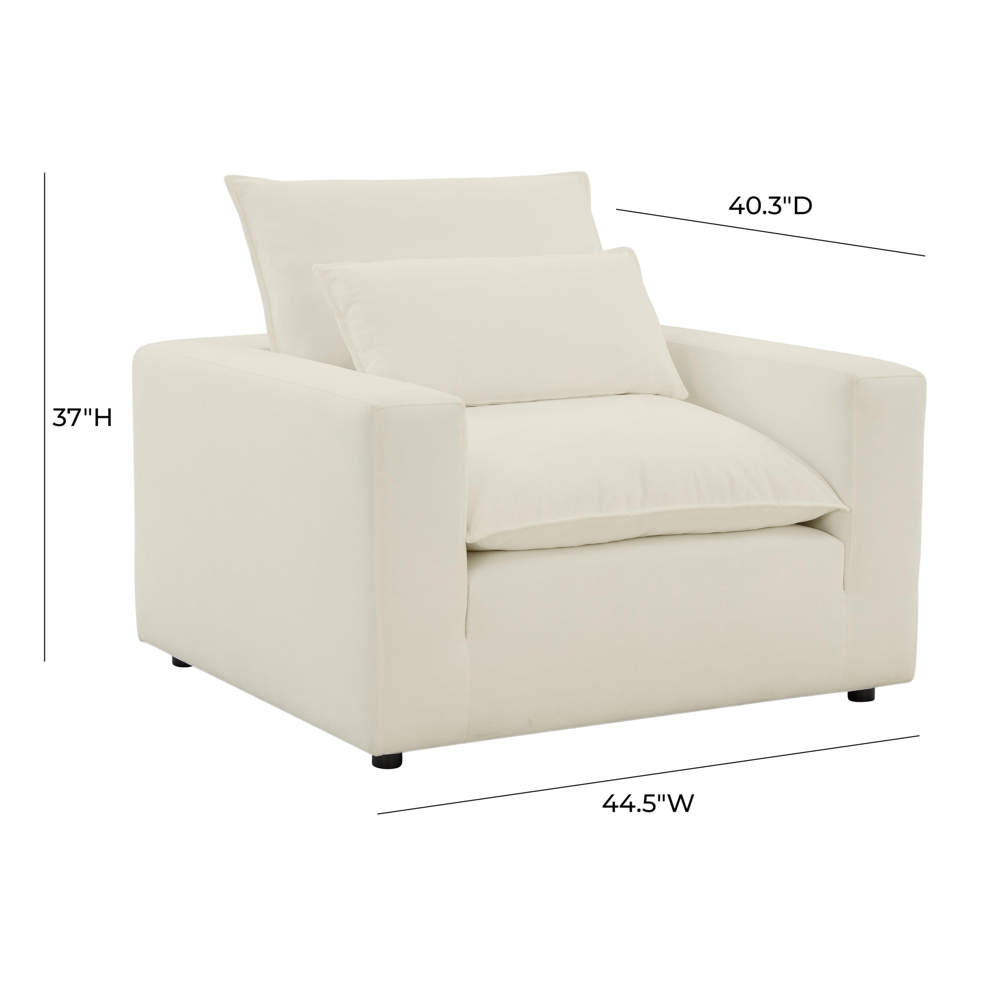 Cali Performance Fabric Armchair Ren L00188