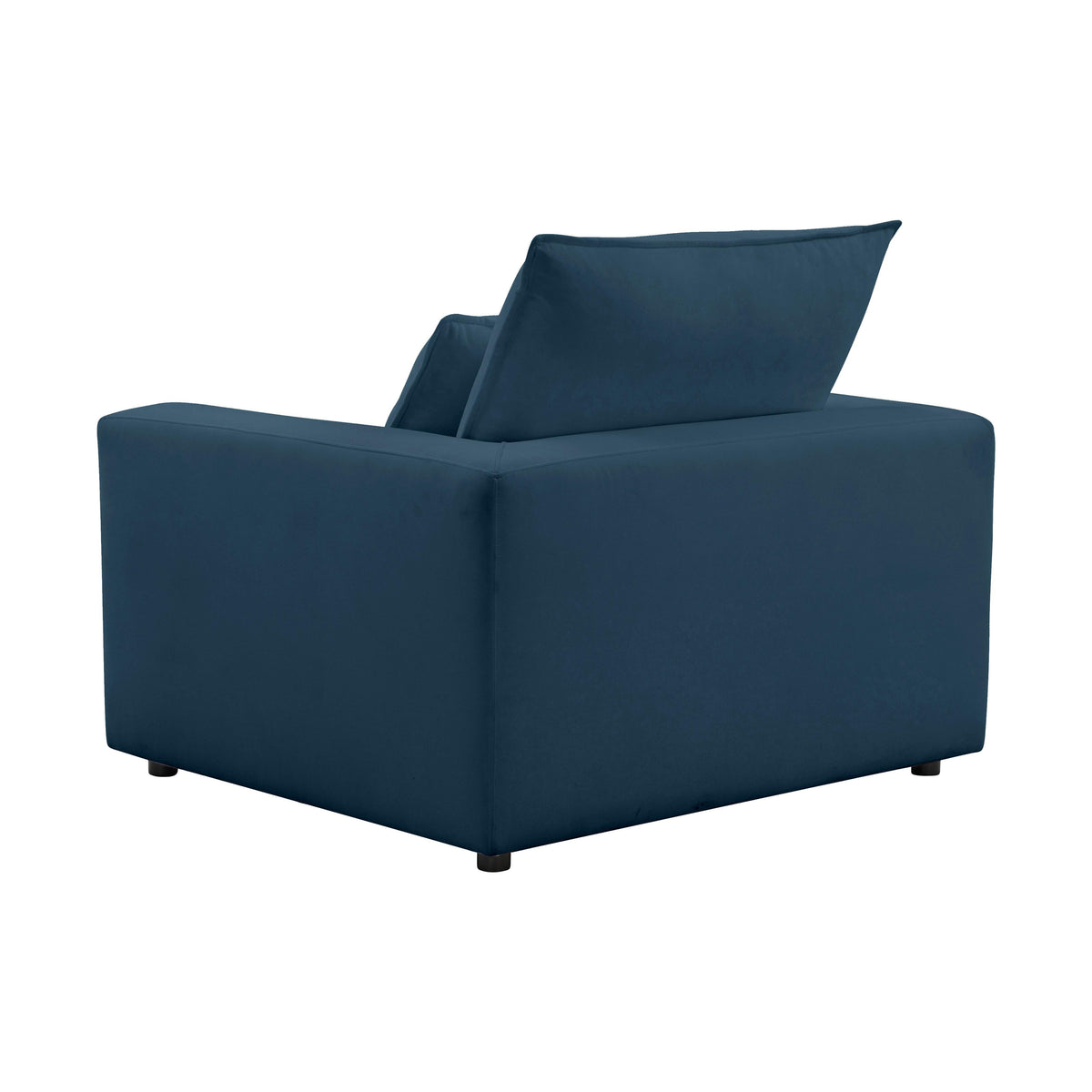 Cali Navy Performance Fabric Arm Chair by TOV Furniture – photo 4 of 6