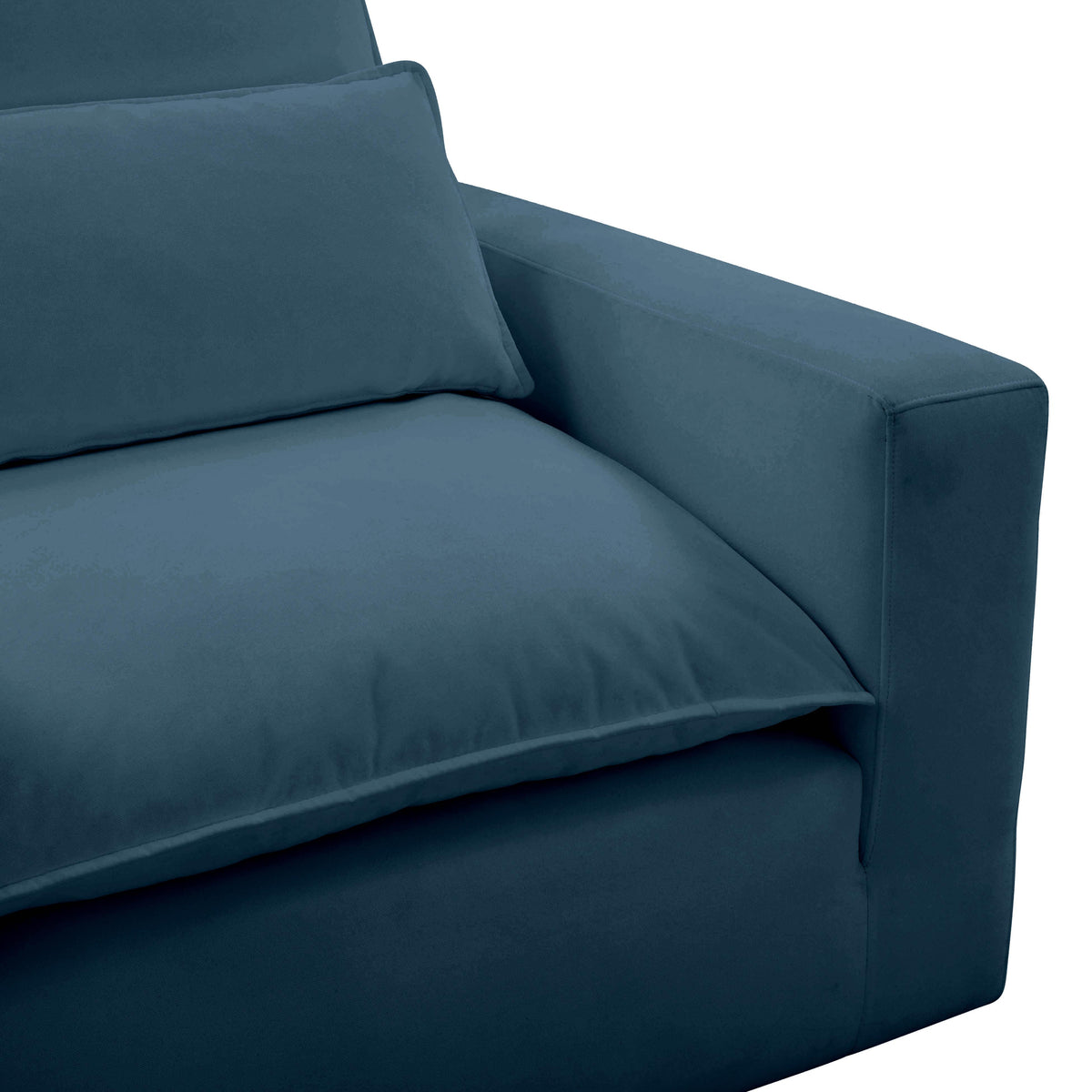 Cali Navy Performance Fabric Arm Chair by TOV Furniture – photo 5 of 6