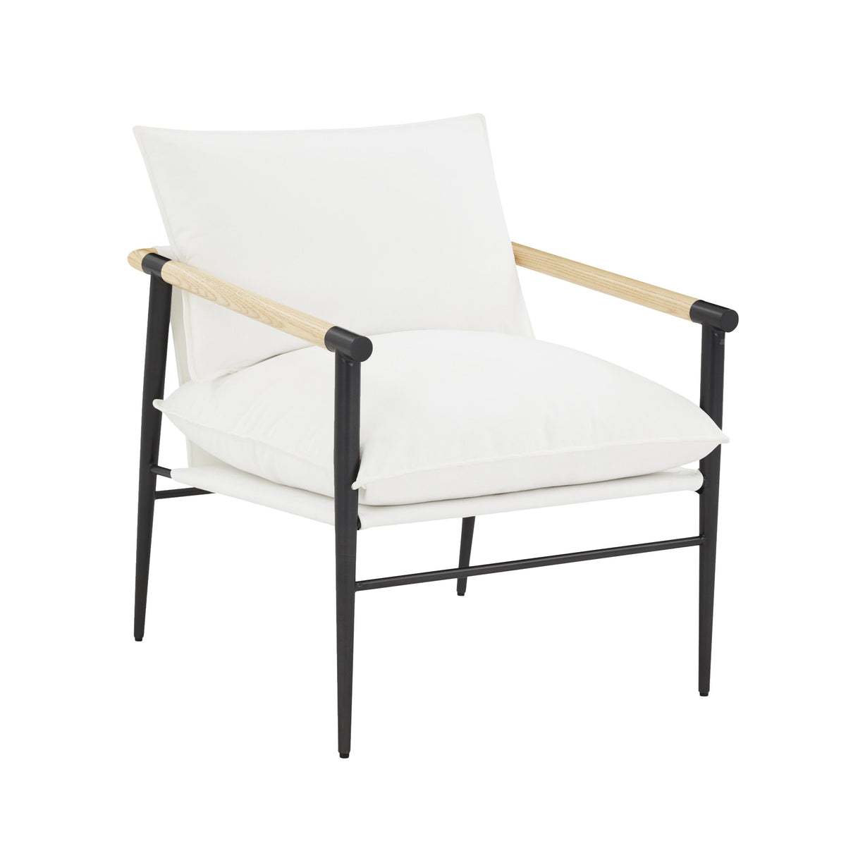 Cali Performance Fabric Accent Chair in Pearl by TOV Furniture – photo 1 of 6