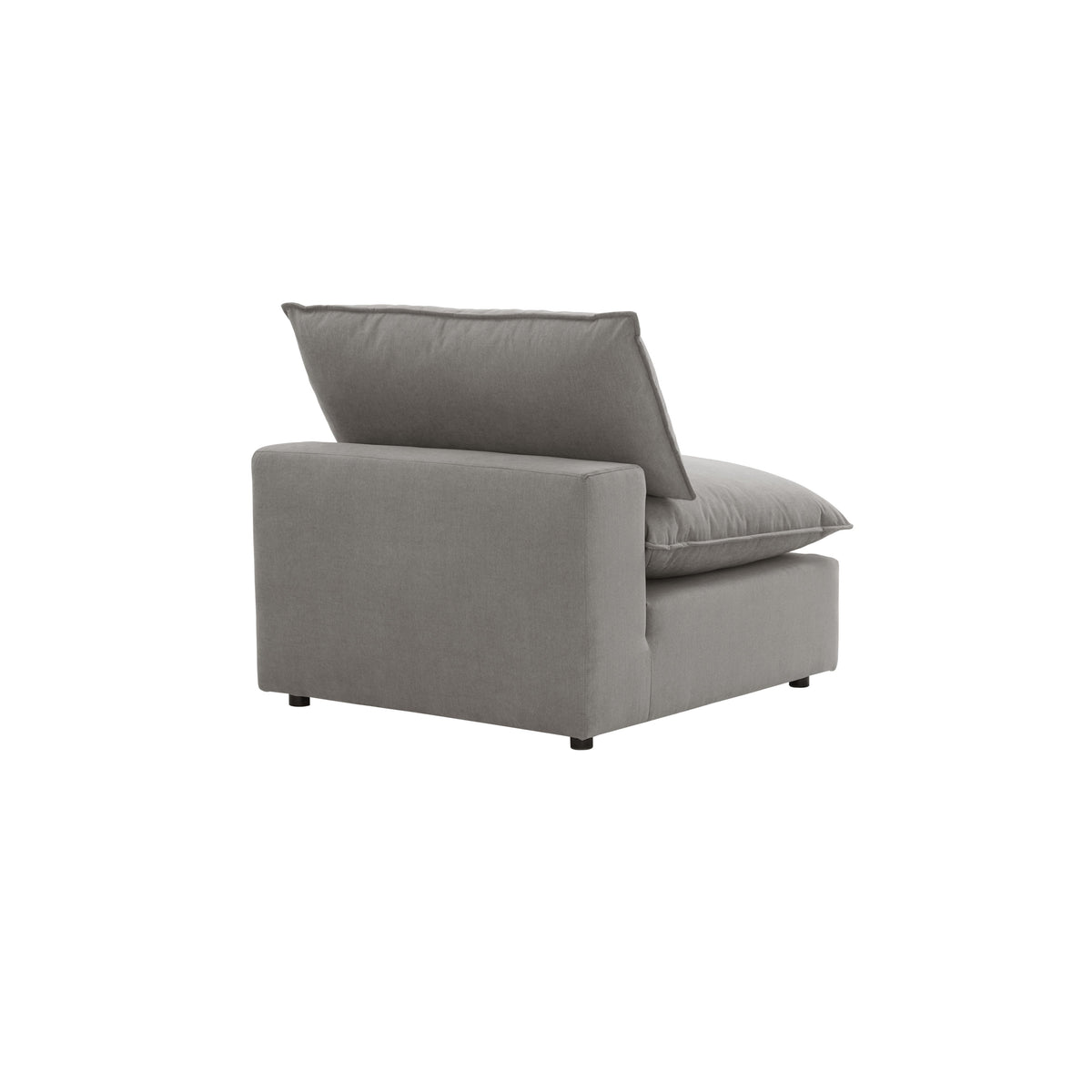 Cali Slate Performance Fabric Armless Chair by TOV Furniture – photo 5 of 8