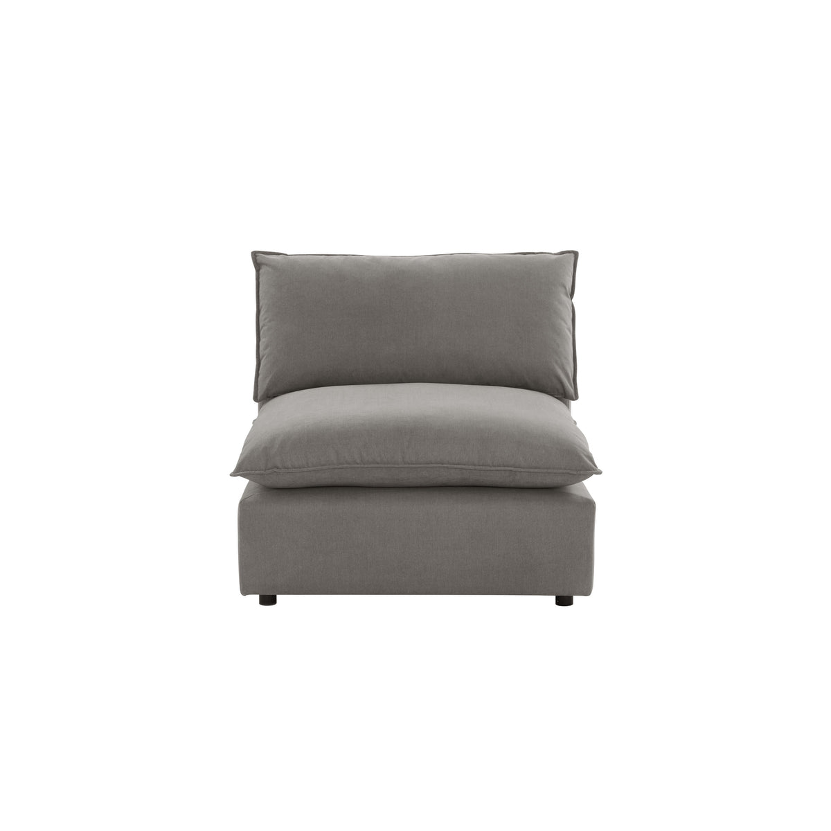 Cali Slate Performance Fabric Armless Chair by TOV Furniture – photo 1 of 8
