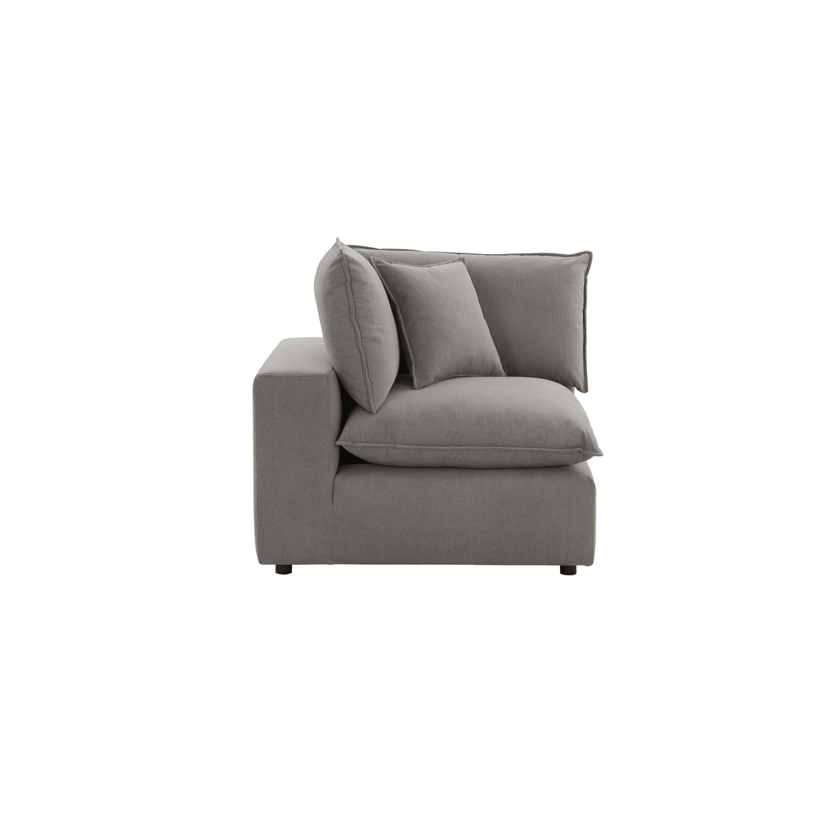 Cali Slate Performance Fabric Corner Chair by TOV Furniture – photo 3 of 8