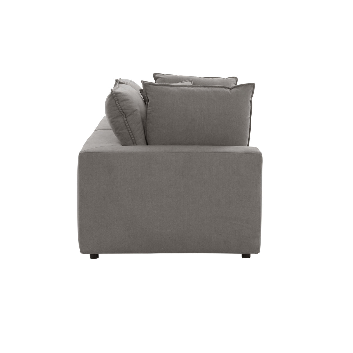 Cali 80" Slate Performance Fabric Modular Loveseat by TOV Furniture – photo 4 of 7
