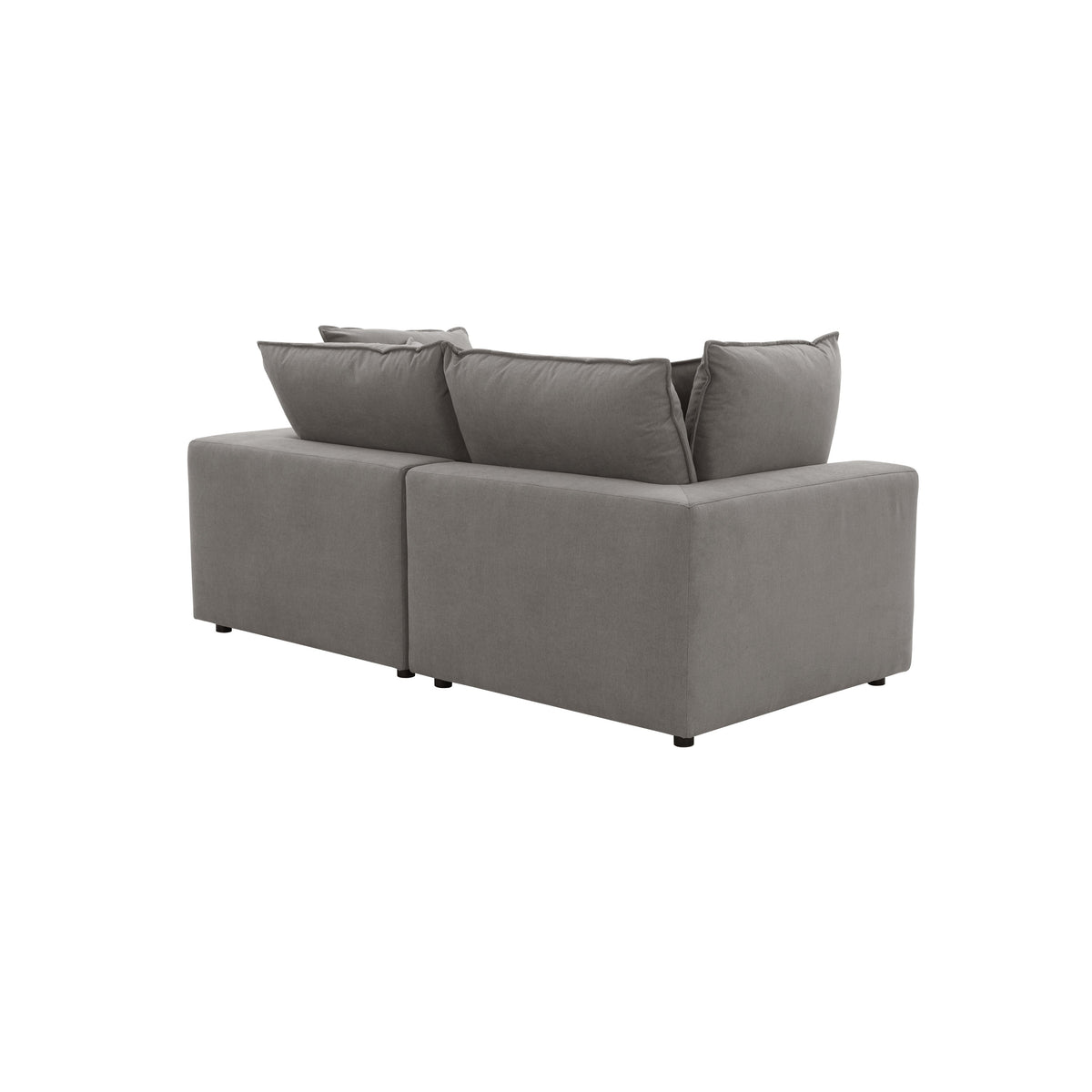 Cali 80" Slate Performance Fabric Modular Loveseat by TOV Furniture – photo 5 of 7