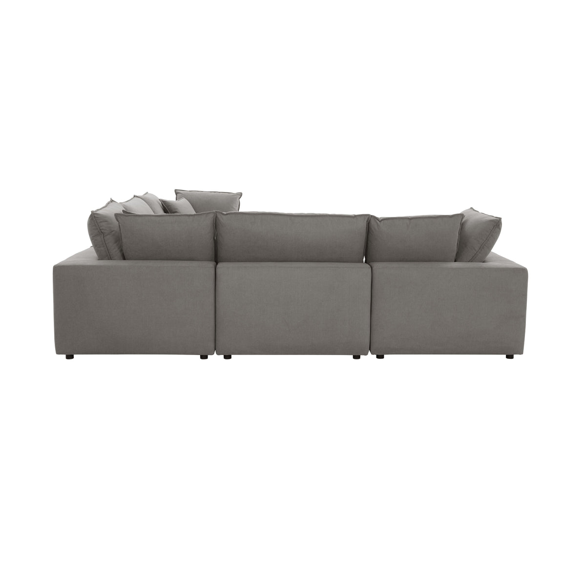 Cali Slate Performance Fabric Modular Large Chaise Sectional by TOV Furniture – photo 6 of 7