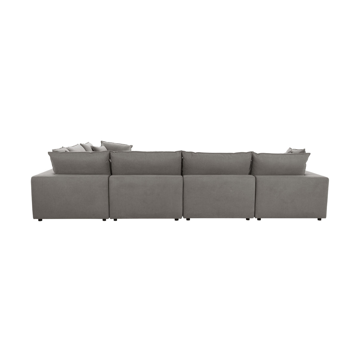 Cali Slate Performance Fabric Modular Large Chaise Sectional by TOV Furniture – photo 5 of 7