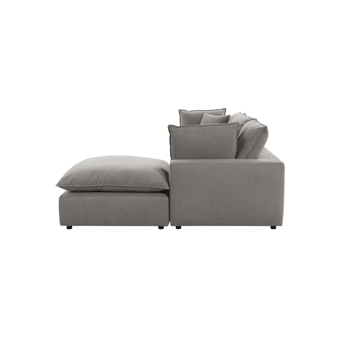 Cali Slate Performance Fabric Modular 4 Piece Sectional by TOV Furniture – photo 4 of 6