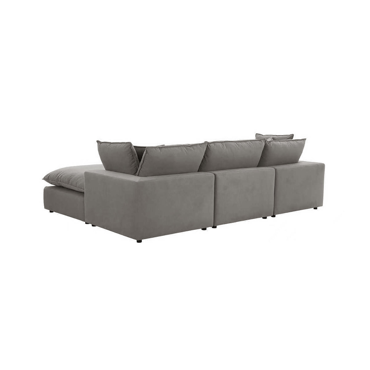 Cali Slate Performance Fabric Modular 4 Piece Sectional by TOV Furniture – photo 5 of 6