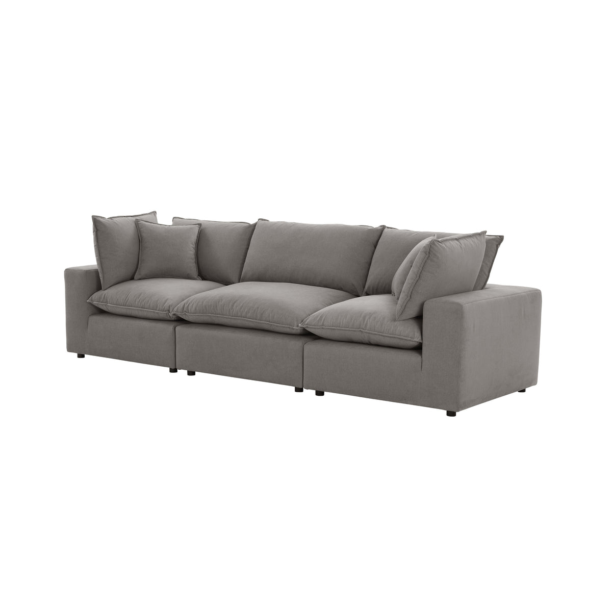 Cali Slate Performance Fabric Modular Sofa by TOV Furniture – photo 3 of 6