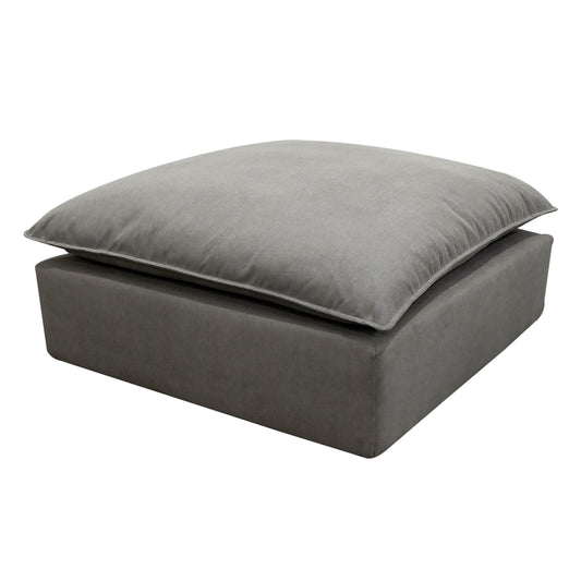 Cali Slate Performance Fabric Ottoman by TOV