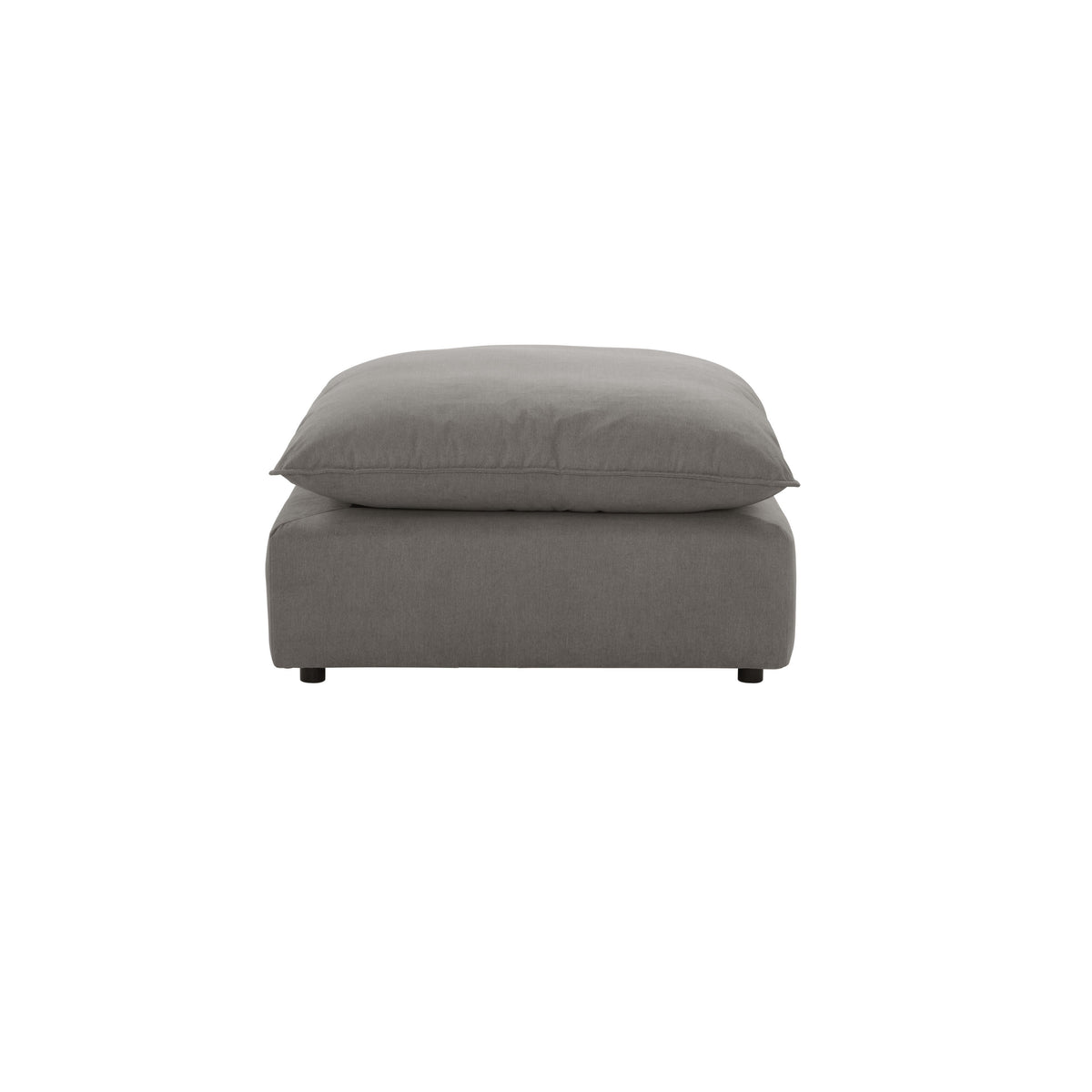 Cali Slate Performance Fabric Ottoman by TOV Furniture – photo 3 of 5