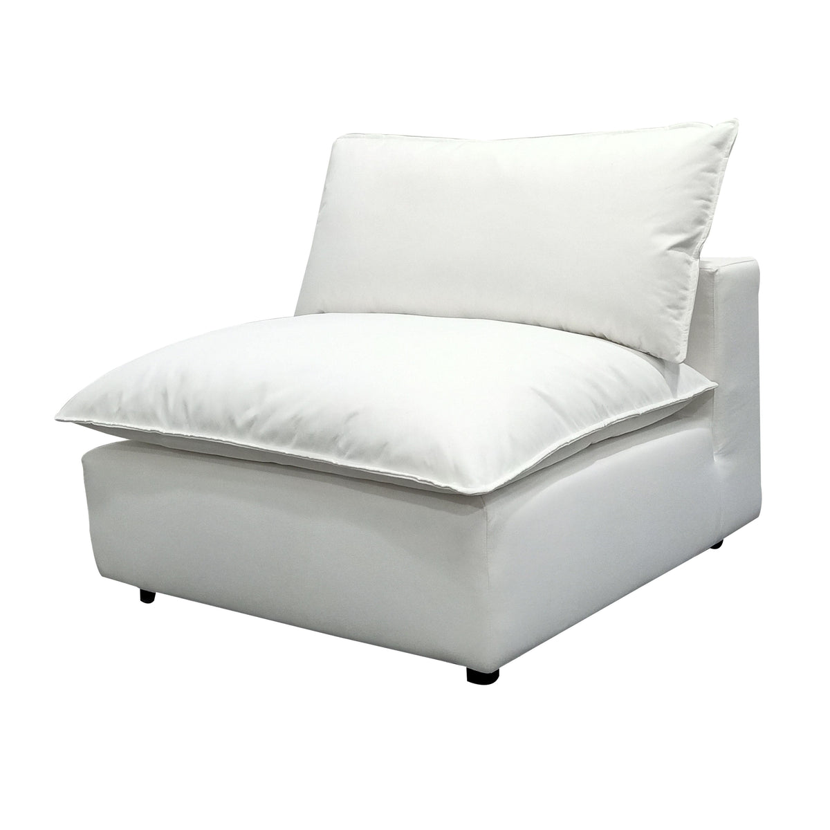 Cali Pearl Performance Fabric Armless Chair by TOV Furniture – photo 1 of 8