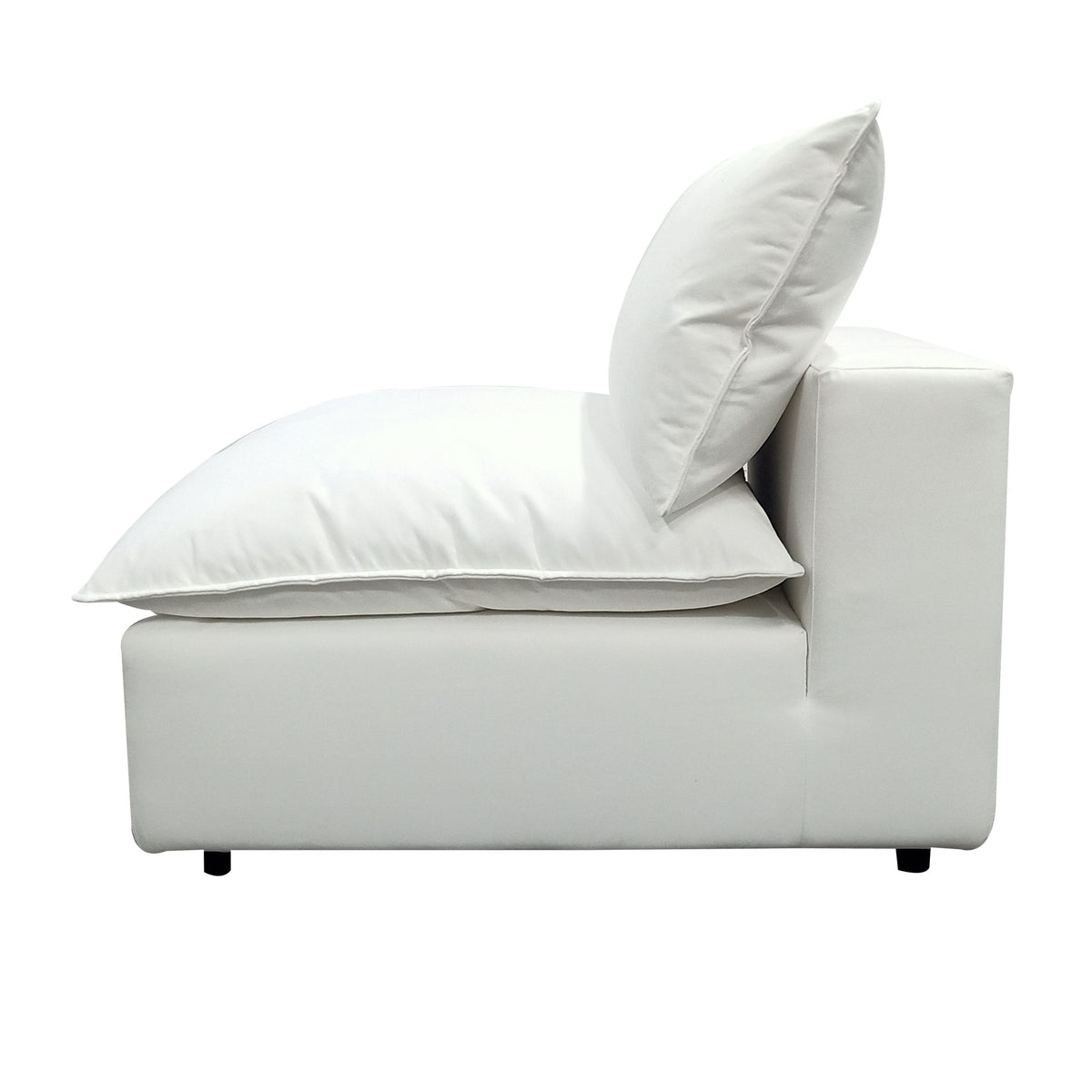 Cali Pearl Performance Fabric Armless Chair by TOV Furniture – photo 4 of 8